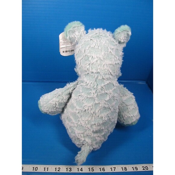 Mary Meyer Plush Fab Fuzz Hippo Calypso Seafoam Green 15” Soft Plush W/Tag - Picture 3 of 7